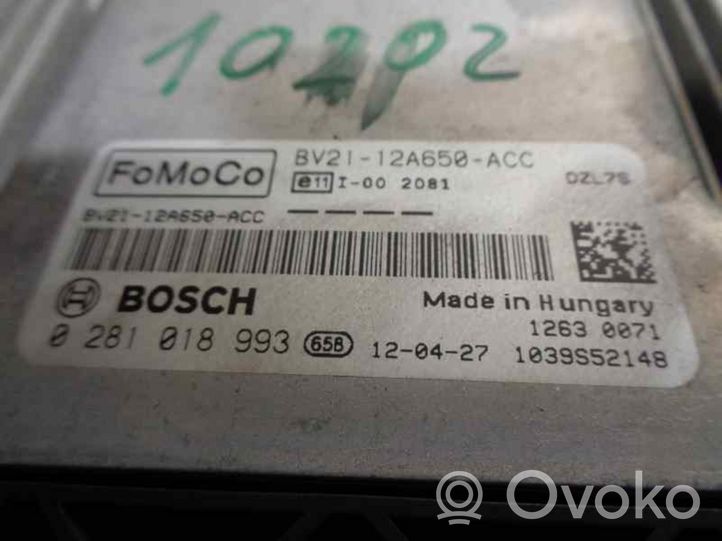 Ford Fiesta Sterownik / Moduł ECU BV2112A650ACC