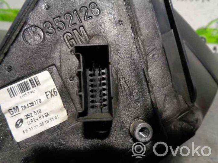 Opel Signum Elektryczne lusterko boczne drzwi przednich 24436179