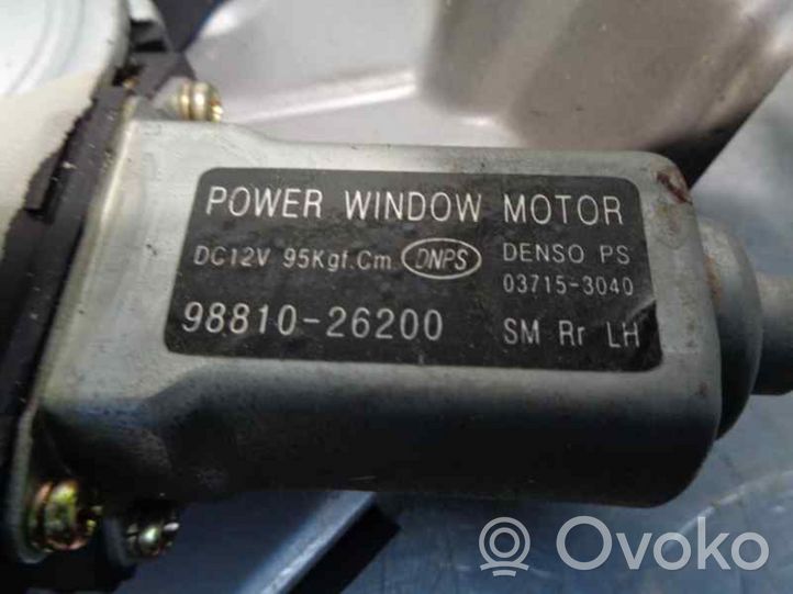 Hyundai Santa Fe Takaoven ikkunan nostin moottorilla 9881026200