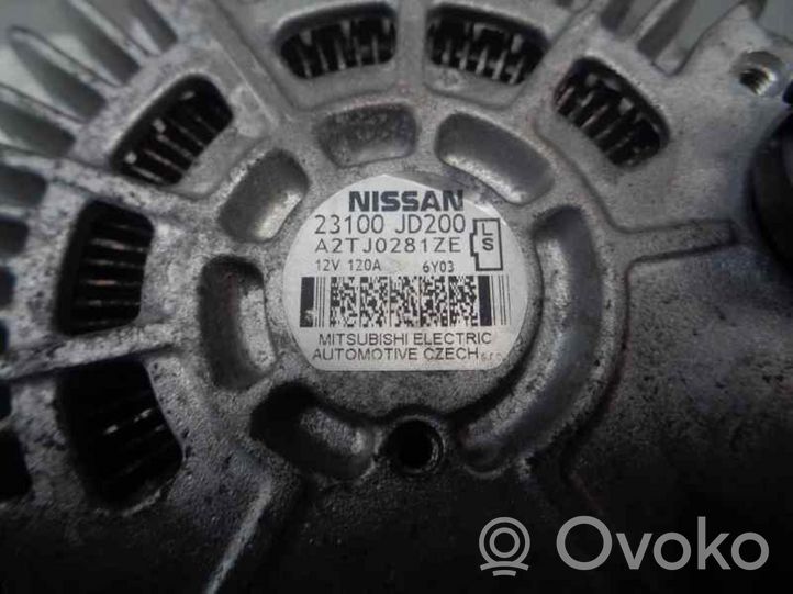 Nissan Qashqai Generaattori/laturi 23100JD200
