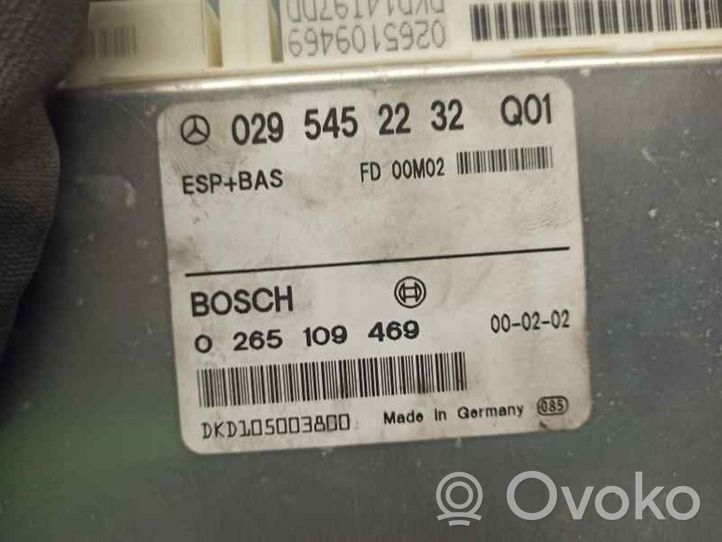 Mercedes-Benz E W210 Boîtier de commande ASC / interrupteurs 0295452232
