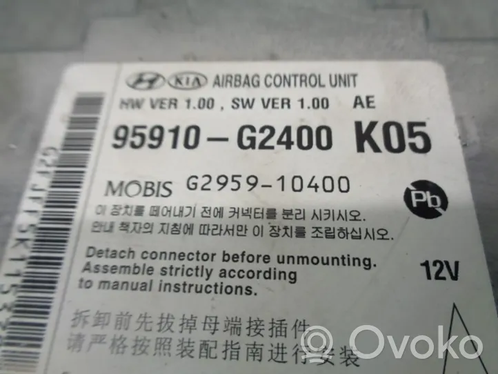 Hyundai Ioniq Sterownik / Moduł Airbag 95910G2400