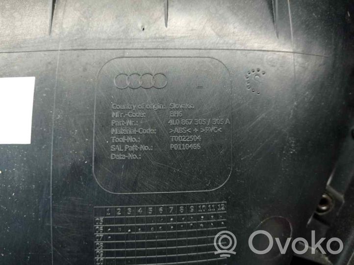 Audi Q7 4M Garniture panneau de porte arrière 4L0867305