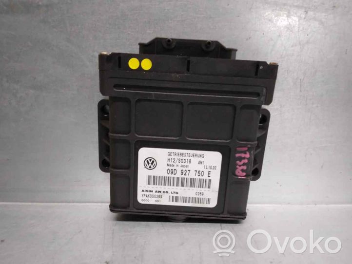 Volkswagen Touareg I Pārnesumkārbas vadības bloks 09D927750E