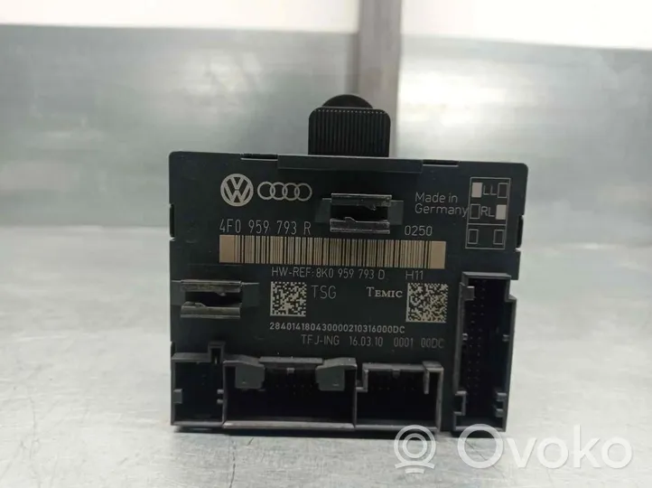 Audi Q7 4M Centralina/modulo chiusura centralizzata portiere 4F0959793R