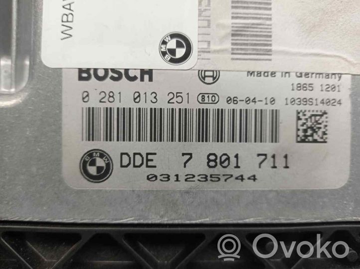 BMW 3 E90 E91 Calculateur moteur ECU 7801711