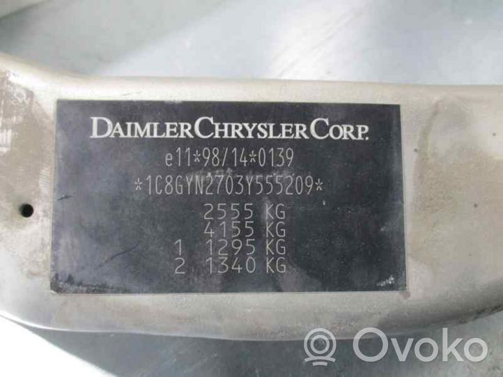 Chrysler Grand Voyager IV Support de radiateur sur cadre face avant 4860439AC