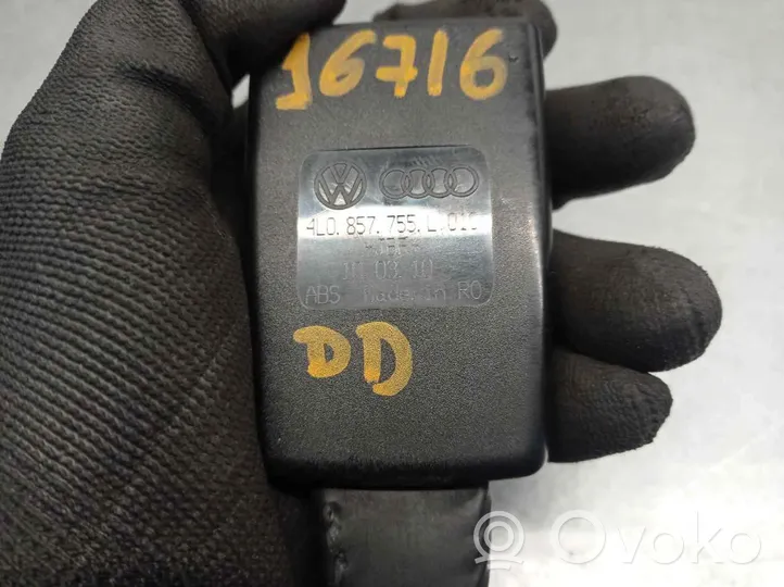 Audi Q7 4M Etuistuimen turvavyön solki 4L0857755L