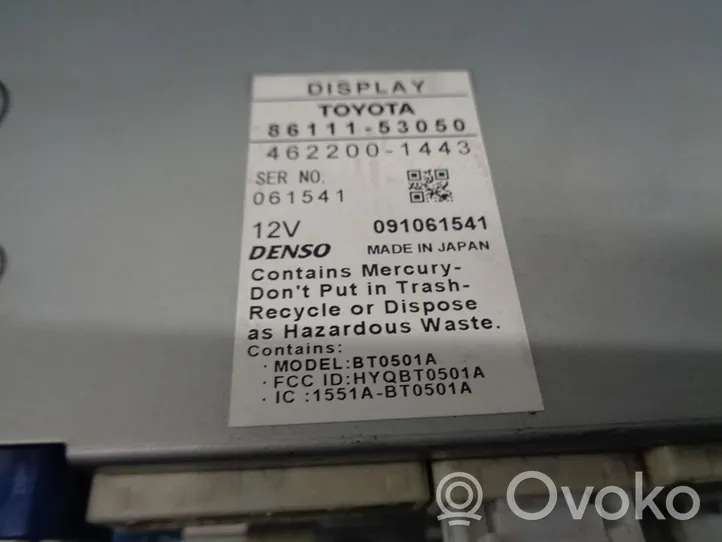 Lexus IS III XE30 Monitor / wyświetlacz / ekran 8611153050