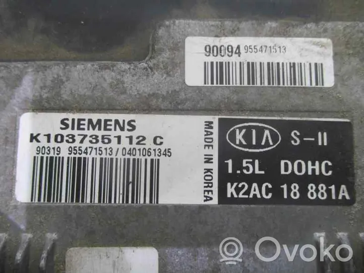 KIA Sephia Sterownik / Moduł ECU K2AC18881A