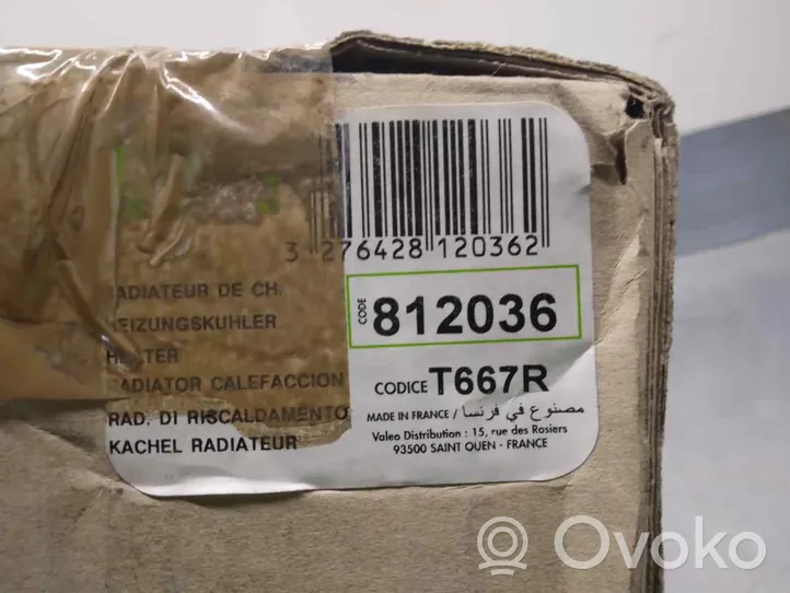 Citroen BX Radiatore riscaldamento abitacolo 812036