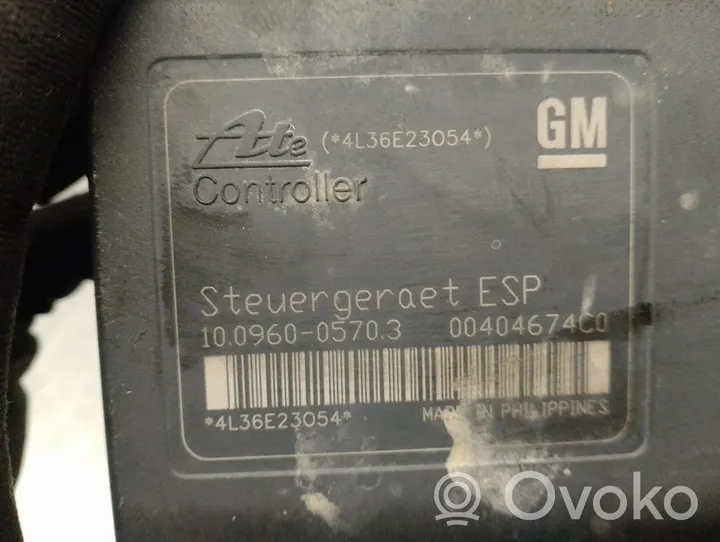 Opel Zafira B ABS-pumppu 13244860BJ