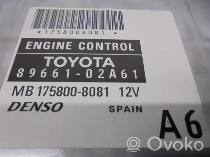 Toyota Corolla E110 Calculateur moteur ECU 8966102A61
