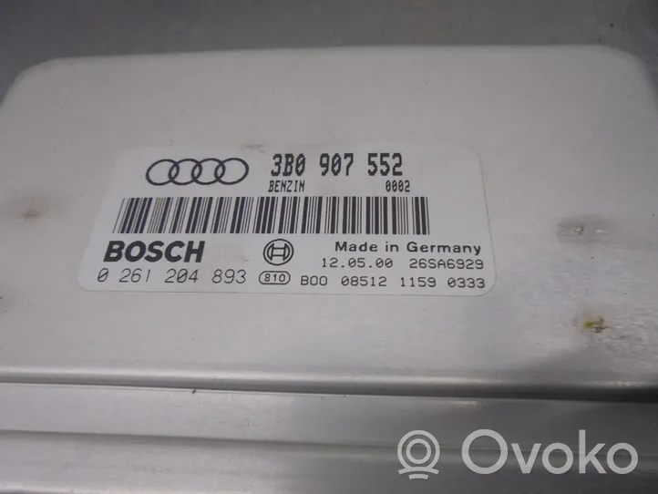 Audi A6 S6 C5 4B Moottorin ohjainlaite/moduuli 3B0907552