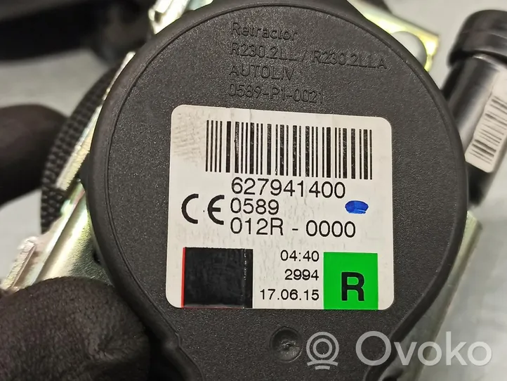 BMW 2 F46 Pas bezpieczeństwa fotela przedniego 627941400