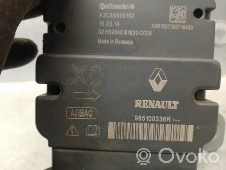 Dacia Dokker Airbag control unit/module 985100336R