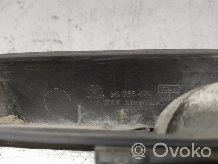 Daewoo Matiz Poignée de coffre hayon arrière 96563472
