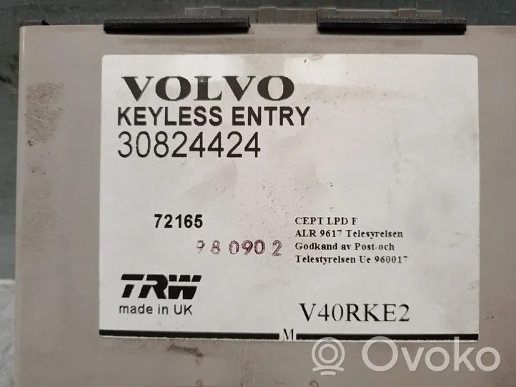 Volvo S40, V40 Sterownik / Moduł centralnego zamka 30824424