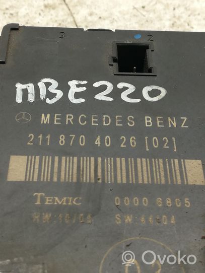 Mercedes-Benz C AMG W203 Moduł / Sterownik komfortu 