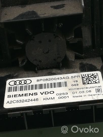 Audi A3 S3 8P Ilmastoinnin ohjainlaite 