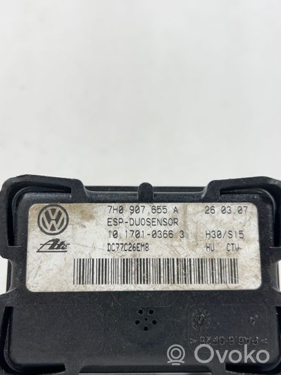 Volkswagen Touran I Capteur de vitesse de lacet d'accélération ESP 7H0907655A