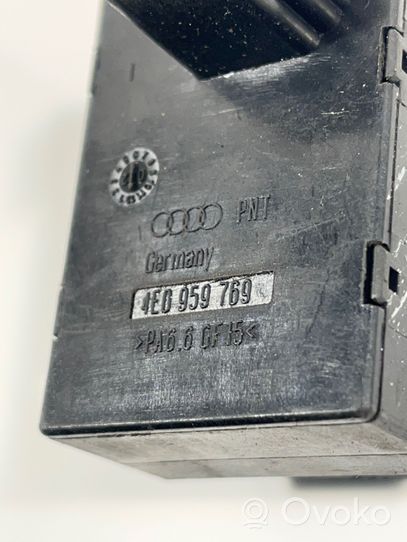 Audi A8 S8 D3 4E Commutateur de mémoire réglage de siège 4E0959769