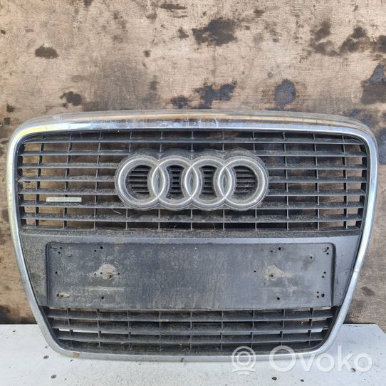 Audi A6 S6 C6 4F Grille calandre supérieure de pare-chocs avant 4F0853651