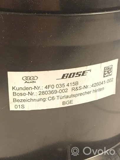 Audi Q7 4L Enceinte de porte arrière 4F0035415B