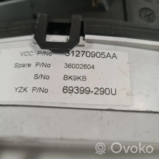 Volvo XC70 Tachimetro (quadro strumenti) 36002604