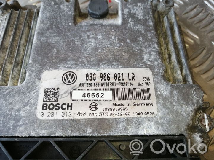 Volkswagen PASSAT B6 Moottorin ohjainlaite/moduuli 03G906021LR