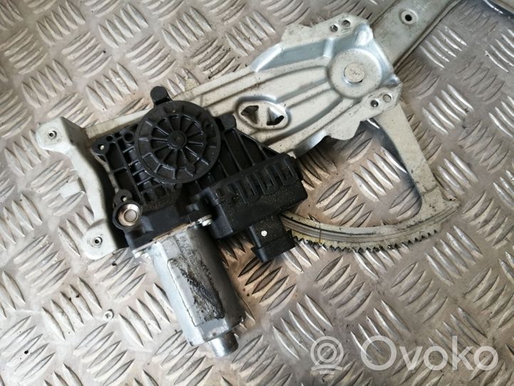 Opel Astra H Front door window regulator with motor 13100418