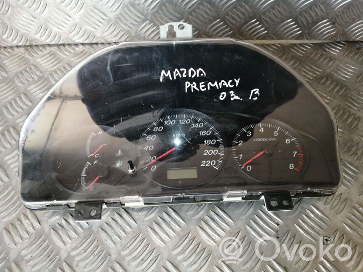 Mazda Premacy Compteur de vitesse tableau de bord WGCB80