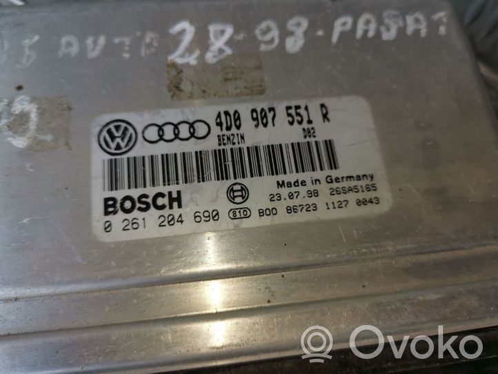 Audi A6 S6 C5 4B Блок управления двигателя 0261204690