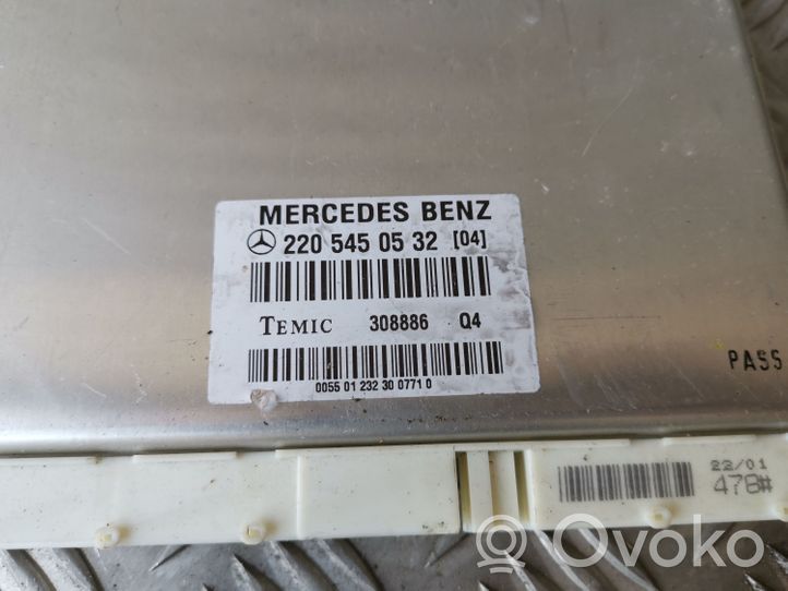Mercedes-Benz S W220 Module de commande suspension 2205450532