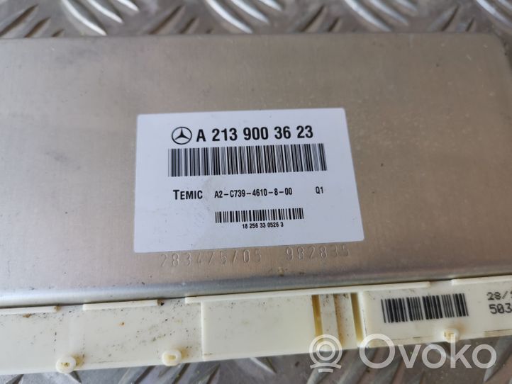 Mercedes-Benz E W213 Jousituksen ohjainlaite/moduuli A2139003623