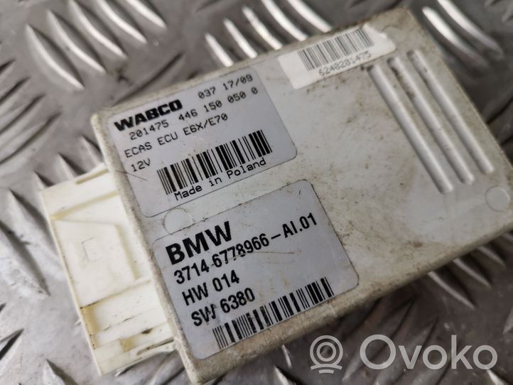 BMW X5 E70 Sterownik / Moduł zawieszenia pneumatycznego 4461500500