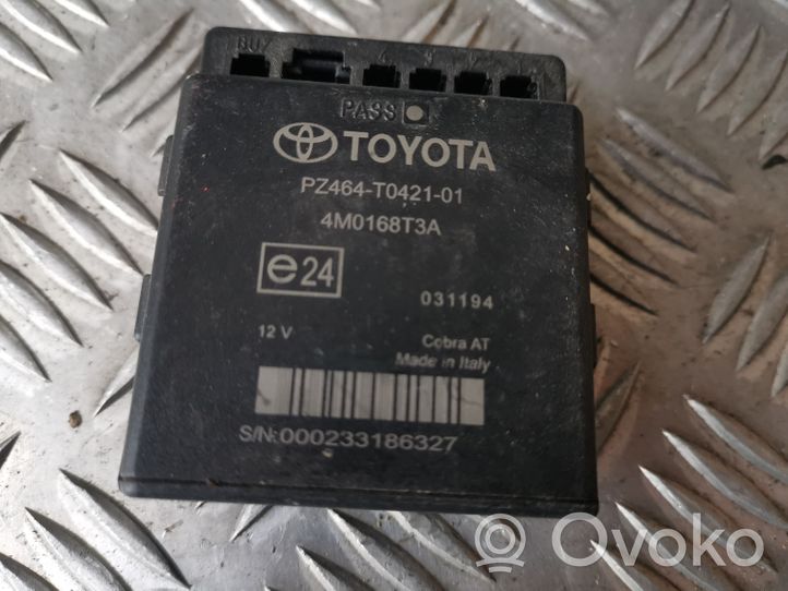 Toyota Corolla Verso AR10 Unité de commande, module PDC aide au stationnement PZ464T042101