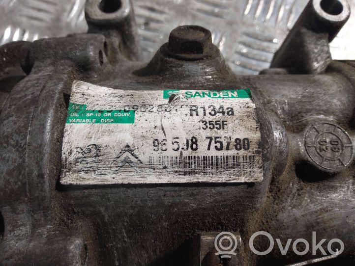 Peugeot 207 Ilmastointilaitteen kompressorin pumppu (A/C) 9659875780