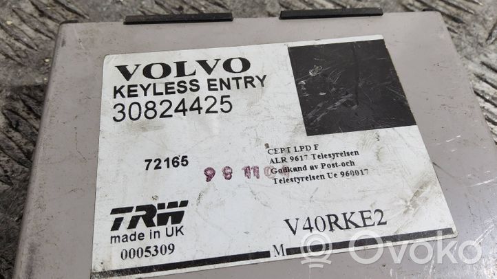 Volvo S40, V40 Module de contrôle sans clé Go 30824425