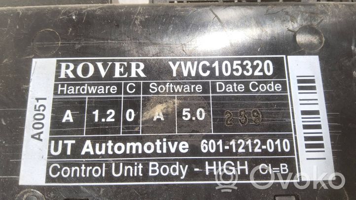 Rover 75 Mukavuusmoduuli YWC105320