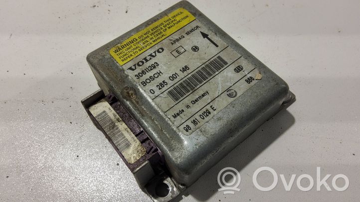 Volvo S40, V40 Module de contrôle airbag 30611293