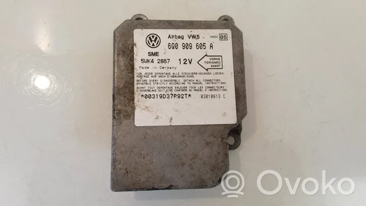 Seat Toledo II (1M) Airbag control unit/module 6Q0909605A