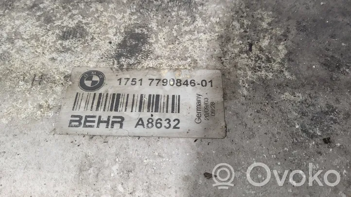 BMW 7 E65 E66 Interkūlerio radiatorius 7790846