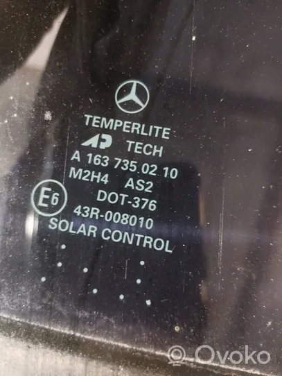 Mercedes-Benz GL X166 Szyba drzwi tylnych A1637350210