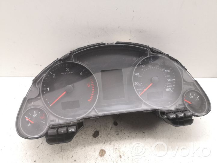 Audi A4 S4 B7 8E 8H Tachimetro (quadro strumenti) 0263642163