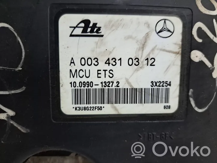 Mercedes-Benz C W202 Блок ABS A0034310312