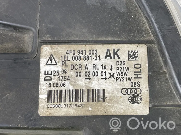 Audi A6 S6 C6 4F Lampa przednia 4F0941003