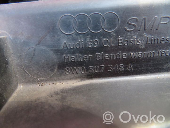 Audi A4 S4 B9 8W Äänenvaimentimen kannattimen pidin 8W0807348A