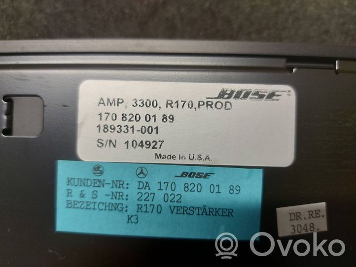Mercedes-Benz SLK R170 Amplificatore 1708200189