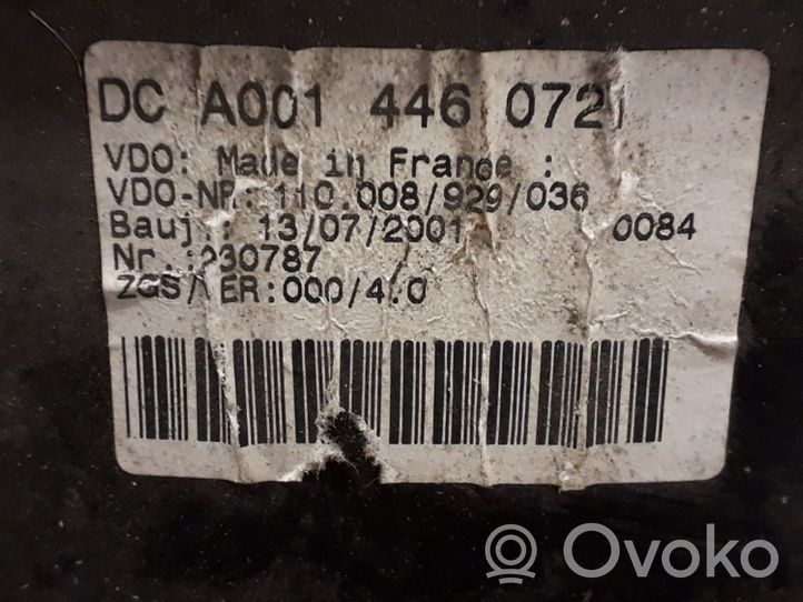 Mercedes-Benz Sprinter W901 W902 W903 W904 Compteur de vitesse tableau de bord A001446072